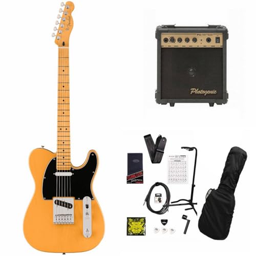 フェンダー/Player II Telecaster Maple FB Butterscotch Blonde Chambered Ash PG-10アンプ付属エレキギター初心者12点セット