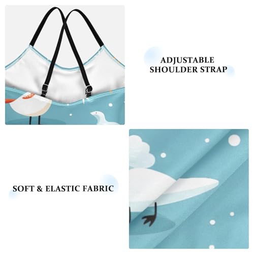 Seagull Starfish Girls One Piece Swimsuit Beach Swimwear 208576973