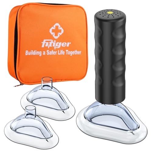 Image of Fitiger EasyPumpVac Portable Vacuum Suction Device, First Aid Kit for Kids and Adults, Airway Suction Device for Children and Adults- Home Kit