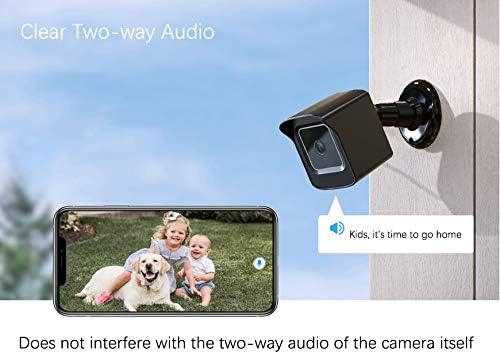 PEF Mount for All-New Wyze Cam V3 ONLY, Weatherproof Protective Cover and 360 Degree Adjustable Wall Mount Solid Housing for Wyze V3 Outdoor Indoor Smart Home Camera System (Black, 1 Pack)