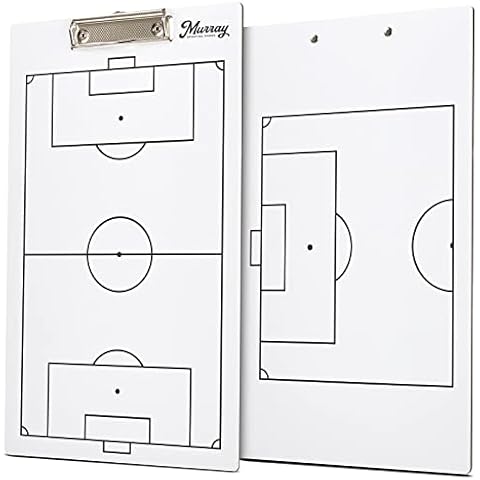 Murray Sporting Goods Dry Erase Double-Sided Soccer Coaches Clipboard Cover