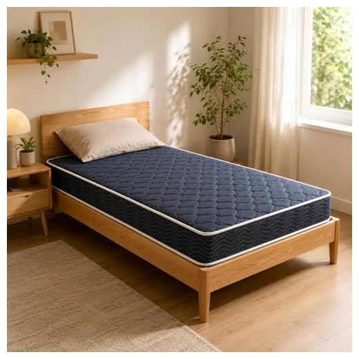 JC Sunjoy Twin Size Memory Foam Mattress, 6 Inch Bed Mattress in A Box Water-Resistant