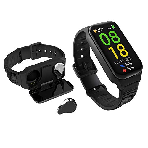 Fitness tracker Wireless Bluetooth Earbuds Smartwatch Bracelet 2in1 Fitness Tracker Smart Bracelet HeartRate, ActivityTracker Watch Heart Rate Monitor Fitness Step Calorie Pedometer Watch