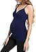 Nursing Tops Tank Shirts Cami for Maternity and Breastfeeding (Large)