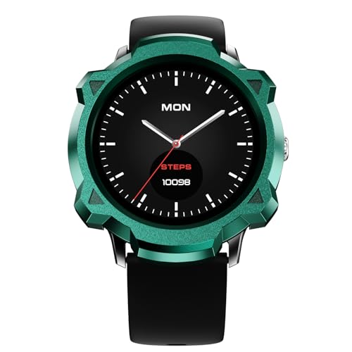 Image of Fire-Boltt Phoenix Pro SNAP3D Case - Set Your Style Free | 11 Colors, Textured Finishes & Premium Snap-On Fit | Customize Your Phoenix Pro Smartwatch (Oxide Green)