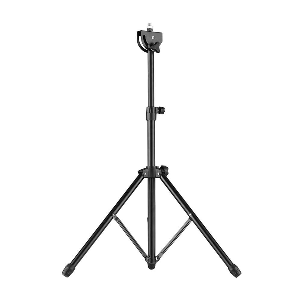 POENVFPO Support de Pad D'entraînement de Batterie, en Métal, Hauteur Réglable de 46 Cm à 79 Cm pour Pads de Batterie de 8 à 10 Pouces, avec Connecteur à Vis de 8 Mm et Sac de Transport