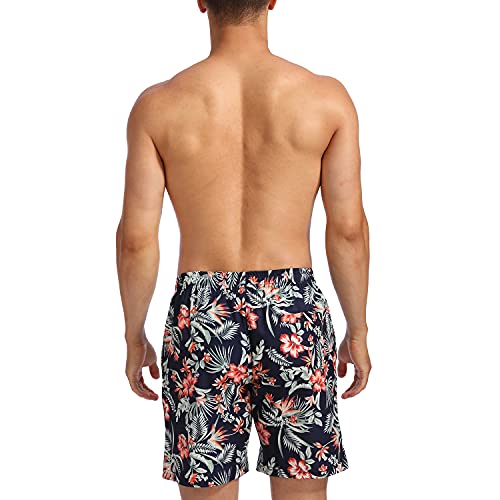 Image of Biwisy Mens Swim Trunks Quick Dry Swim Shorts Mesh Lining Swimwear Bathing Suits with Pockets
