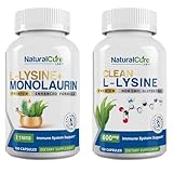 Natural Cure Labs Bundle: L-Lysine + Monolaurin + Clean L-Lysine
