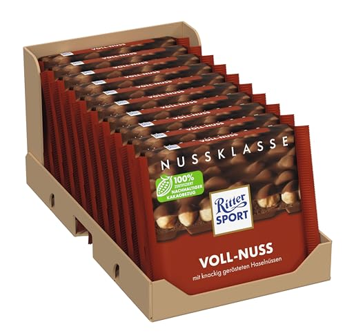 Ritter Sport Cijeli lješnjak mliječna čokolada s hrskavim cijelim lješnjacima