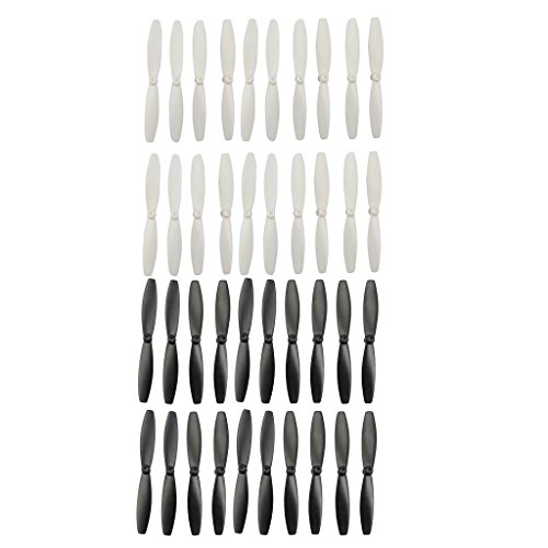 Preisvergleich Produktbild Bonarty 40pcs RC Drone Ersatzpropeller Für Parrot Mambo Swing Drone Zubehörteile