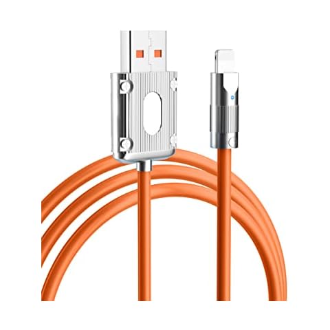 Quikbee Cable de Silicona líquida para USB-C de 1M/3.3Ft - Naranja Cover