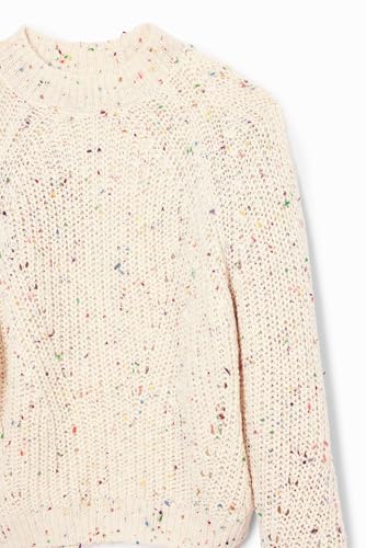 Image of Desigual Womens Woman Flat Knit Thick Gauge Pullover
