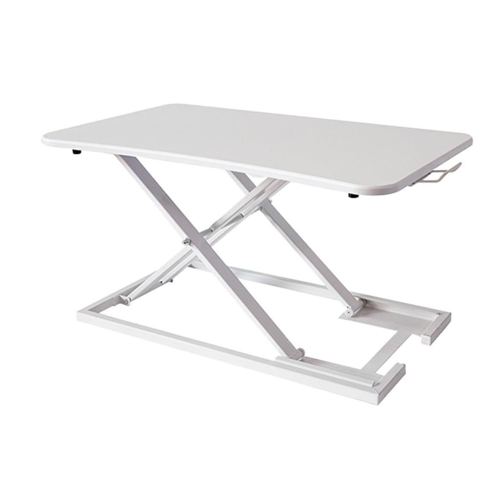 Convertisseur de bureau debout, colonne montante de bureau réglable pour la hauteur pour la position debout ou assise, poste de travail sur table pour les ordinateurs portables Moniteur de montage,