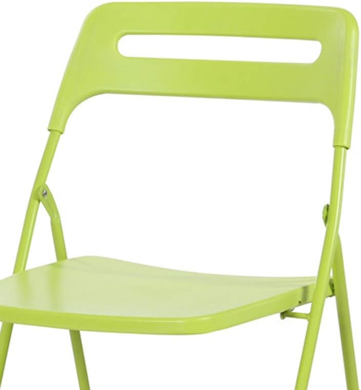 Green Folding Chair, with Backrest, Office, Conference, Family Dining