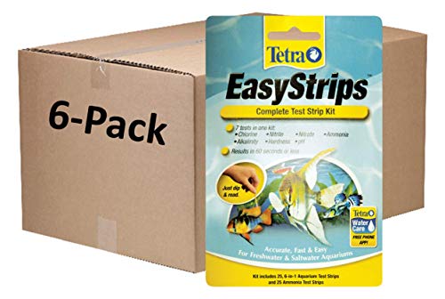 Image of Tetra EasyStrips Complete Aquarium Water Test Kit, 25 Count (6 Pack)