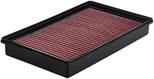 K&N Engine Air Filter: Reusable, Clean Every 75,000 Miles, Washable, Premium, Replacement Car Air Filter: Compatible with 2017-2019 Honda Civic Type R, 33-5070