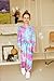 Arshiner Girl's Clothing Sets Tie Dye Twist Front Sweatshirt and Sweatpants Kids Sweatsuits Jogger set 9-10 Years