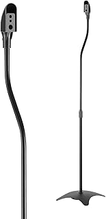 Speaker Stands, Speaker Stand Floor Pair, Universal Surround Sound Speaker Stands, Adjustable, Built in Cable Management, Suitable for Panasonic, Polk, Bose, JBL, Sony and Many Others, Black