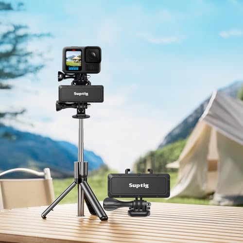 Suptig Przenośna ładowarka, zewnętrzna bateria, kompatybilna z GoPro Hero 13, Hero12, Hero11, Hero10, Hero9, 8, 7, 6, 5, 4, 3, 3+, Hero Session, DJI osmo, Insta 360