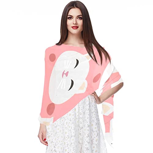 Foulard en mousseline de soie pour femme de haute qualité imprimé animalier raffiné