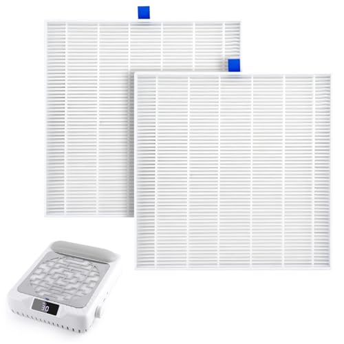 Filtres aspirateur ongles réutilisables compatibles machine BOMOQING double filtre poussière