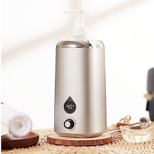 BAFOVY Dispenser per Olio Massaggio 2 Pezzi 250 Ml, Pompa per Shampoo Crema Riutilizzabile Ricaricabile per Riscaldatore Olio Massaggio, Adatto per Creme, Lozioni, Lozioni