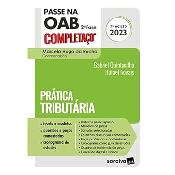 Capa do livro Passe na Oab 2ª Fase - Fgv - Prática Tributária - 7ª edição 2023