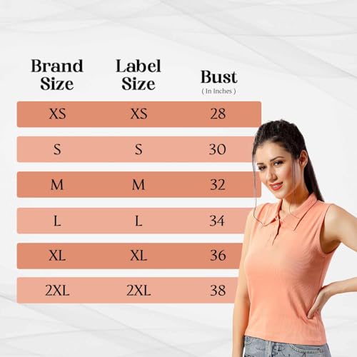 Image of TRASA Women's Sleeveless Rib Knitted Cotton Racer Back Tank Tops Collared Neck Crop Tank Tops - Available Sizes -XS, S, M,L,XL,2XL