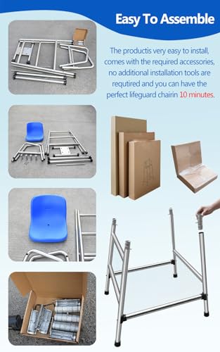 Silla de Salvavidas Exterior Acero Inoxidable 180 cm miniatura 6
