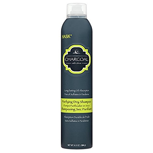 HASK Charcoal With Citrus Purifying Dry Shampoo, 6.5 Ounce