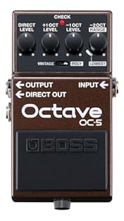 Fusing classic BOSS octave tones with the latest tracking technologies, the BOSS OC-5 sets a new standard in octave pedal performance Brings together the best of its predecessors; the vintage warm mono tones of the 1982 OC-2 and the range-extending p...