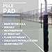 Safety Pole Pad, for Round or Square Poles, 6 ft Tall, 2