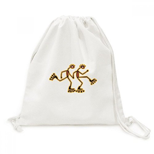 Sac à cordon Egypte patinage de rouleau en toile résistant pour voyage