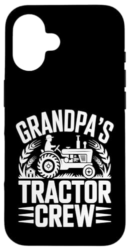Grandpas Tractor Crew Farm ���̓� �X�}�z�P�[�X iPhone 16 �p