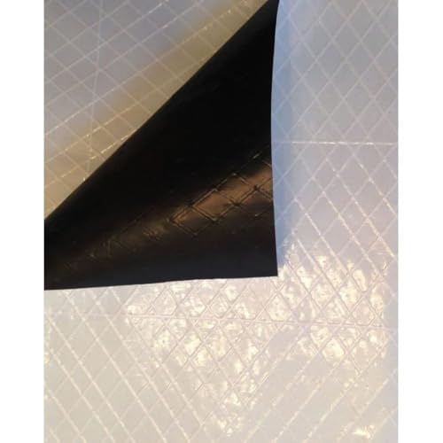 Farm Plastic Supply - Crawl Space Vapor Barrier - 12 mil - Black/White Heavy Duty Plastic Sheeting - Thick Polyethylene Film Drop Cloth Vapor Barrier Covering for Crawlspace and Basement (6 x 10)