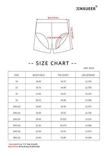 Jinxueer Plus Size Solid Board Shorts Tankini Bikini Swimwear Bottom Mid Waisted Swimsuit With Briefs And Pocket For Women Black #TOP6