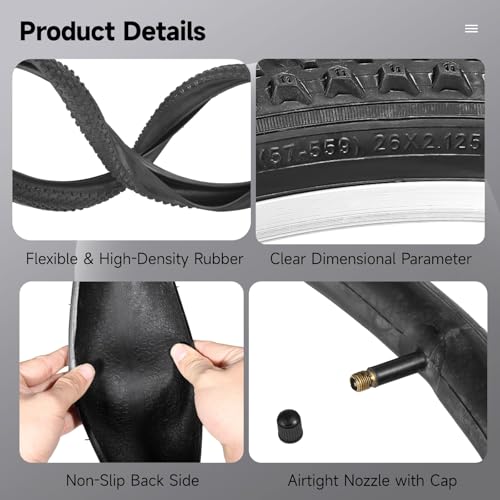 Yeesport 26x2.125 MTB Tire Set