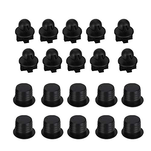 QANYEGN10 Pairs Speaker Grill Guides, Speaker Parts Accessories, Plastic and Socket Speaker Mesh Snap Fastener, Speaker Grzill Peg