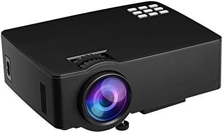 Mini Video Projector Portable Multimedia Home Cinema 1200 Lumens LED Projector for Home Entertainment,Party and Games Support 1080p Laptop iPad iPhone Android Smartphone