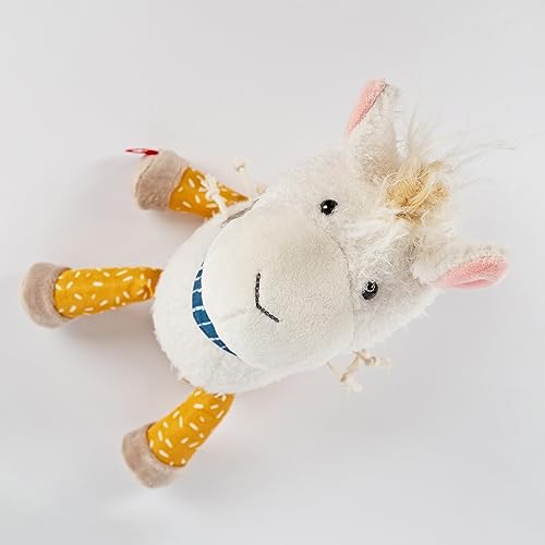Sigikid 43239 - Peluche Lama Patchwork Sweety, Giallo Per Ragazze E Ragazzi Da 0 A 8 Anni - 12