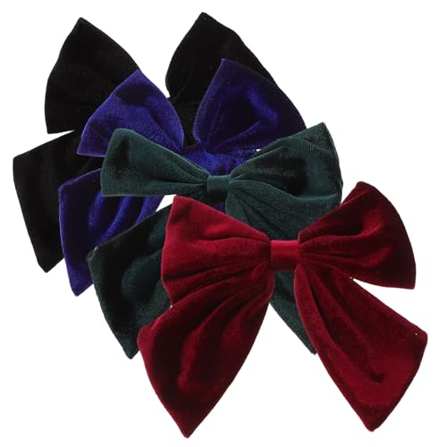 Pinzas pelo lazo set de 4 piezas ideal para regalo de comunión y cumpleaños