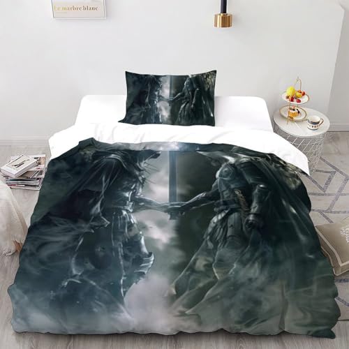 Housse de couette garçon 135x200 fermeture éclair microfibre Les Anges 3D - 2