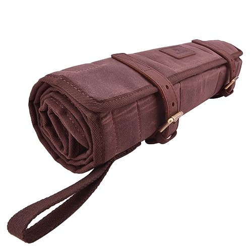 Roll-up Canvas Gun Cleaning Mat Pad (Coffee)