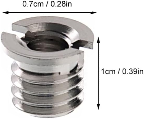 Aluminum Alloy Camera Conversion Screw Nut 1/4 to 3/8 Mount 20pcs
