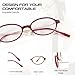 SODQW Small Retro Oval Fake Glasses for Women Fashion Blue Light Non Prescription Eyeglasses to Cosplay