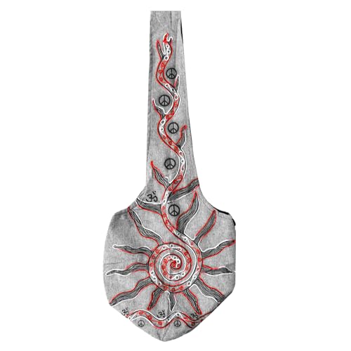 Image of Mandala Crafts Hippie Bag, Large Boho Hobo Purse for Women, Crossbody Shoulder Sling Bags for Indie Style Bohemian Accessory