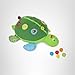 Melissa & Doug Kids Turtle Ball Pit with 60 Balls, Green
