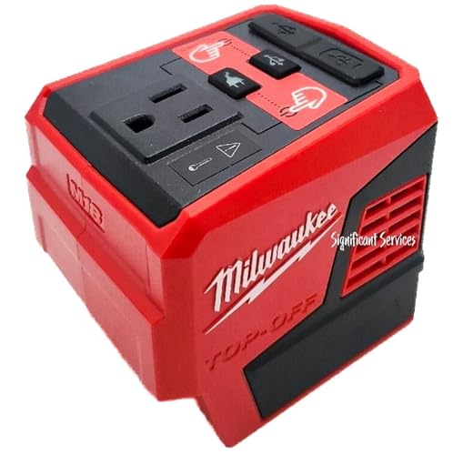 Milwaukee 2846-20 M18 18V 175W TOP-Off Li-Ion Compact Inverter Power Supply