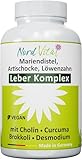 NEU! Leber Komplex mit 15 aktiven Inhaltsstoffen - Mariendistel, Artischocke, Löwenzahn, Brokkoli,...