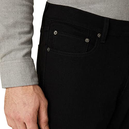 Eddie Bauer Flannel Lined Denim Straight Pants (as1, Waist_Inseam, Numeric_34, Numeric_30, Black)3